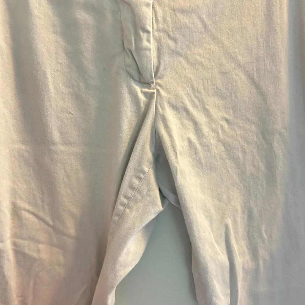 The Limited Drew Fit Khaki Capri Pants Size 10 Cropped Chinos Cotton Spring - Picture 3 of 9